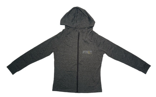 Light Weight Active Hooded Jacket - Gray